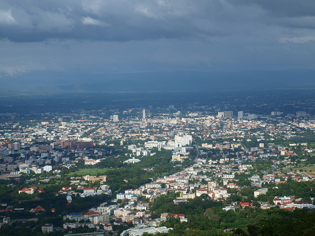Vue sur la ville de Chiang Mai
