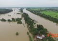 Image des inondations qui ont touchées le nord-est de la Thaïlande récemment