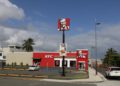 Une branche de la chaîne de restauration rapide KFC