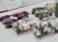 Des flacons d'e-liquide destinés aux cigarettes électroniques, interdites en Thaïlande