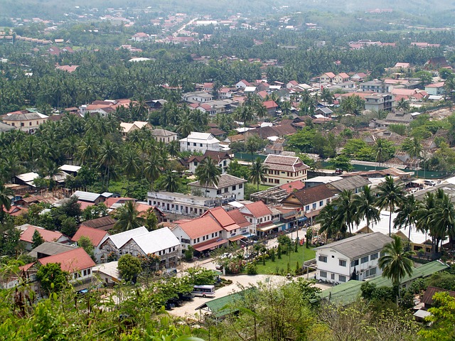 La ville de Luang Prabang, au nord du Laos