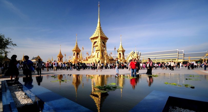 Environ 4 millions de personnes ont visité le Crématorium Royal de Sanam Luang à Bangkok