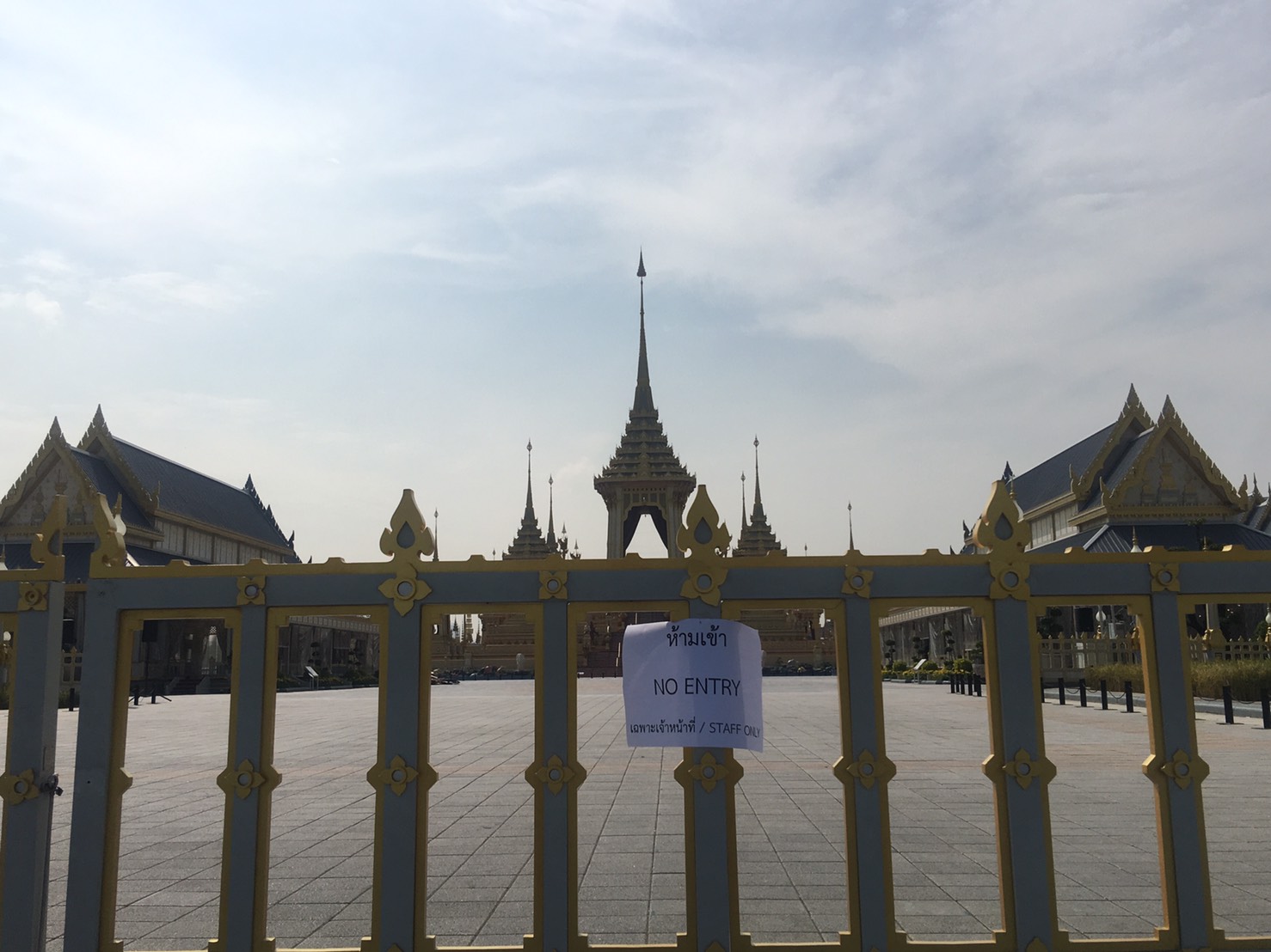 Le démontage du Crématorium Royal sur Sanam Luang à Bangkok devrait durer environ 90 jours