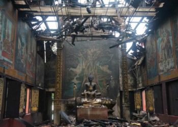 Chiang Mai : un incendie dévaste un temple la nuit du Nouvel An
