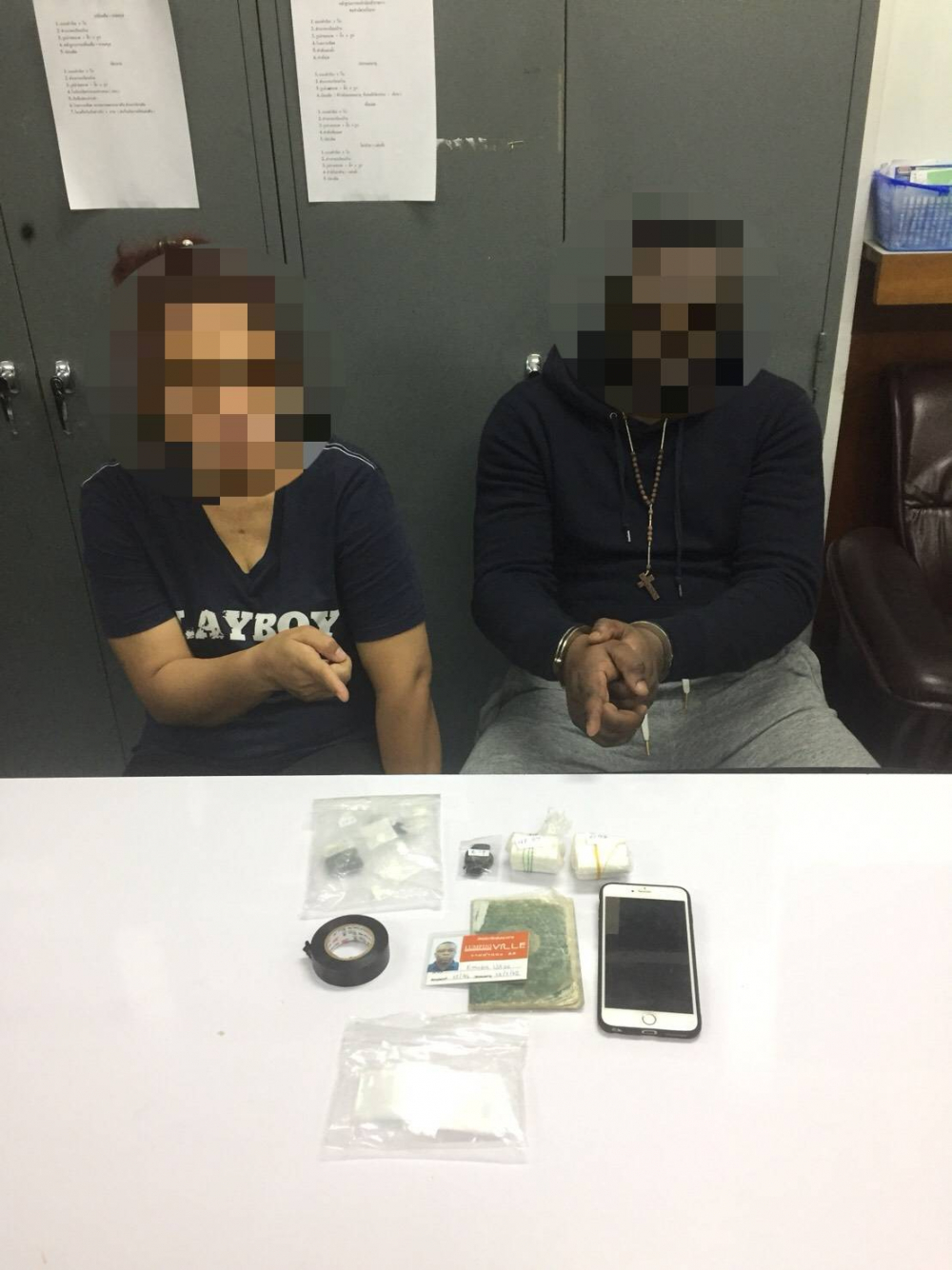 Un ressortissant nigérian et sa femme thaïlandaise ont été arrêtés pour vente de cocaïne