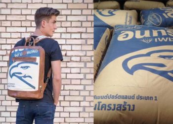 Des sacs de ciment thaïlandais deviennent accessoires de mode en Europe