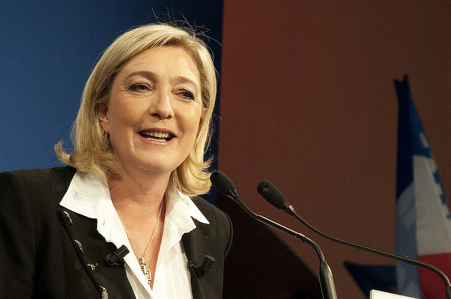 Marine Le Pen a été réélue à la tête du Front National, qui devrait devenir le Rassemblement National