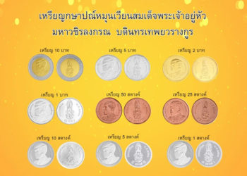 Les premières pièces du Roi Rama X misent en circulation le 6 avril