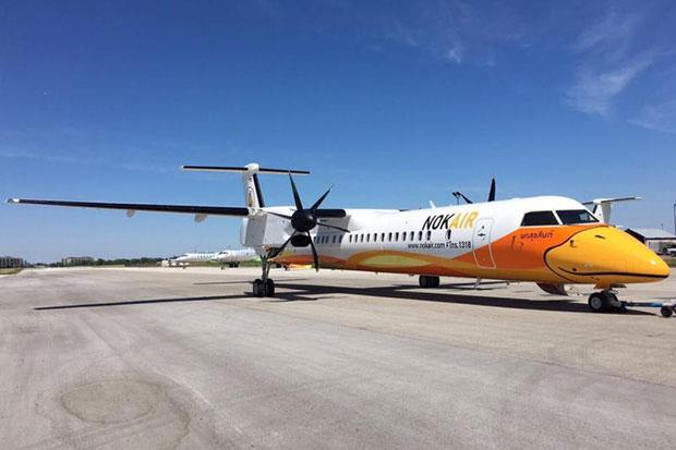 L'aéroport de Buriram a dû cesser ses activités lundi après un problème technique rencontré par un appareil Bombardier Q400NextGen de la compagnie Nok Air