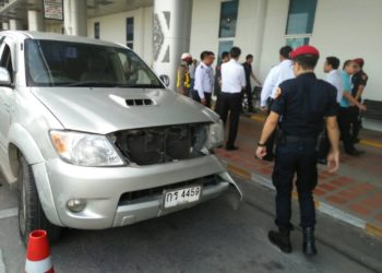 Chiang Mai : une femme renverse un agent de sécurité de l'aéroport après une querelle de parking