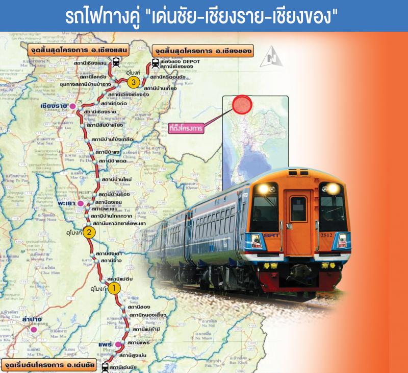 Le Gouvernement a validé le projet de ligne ferroviaire à double voie dans le nord de la Thaïlande
