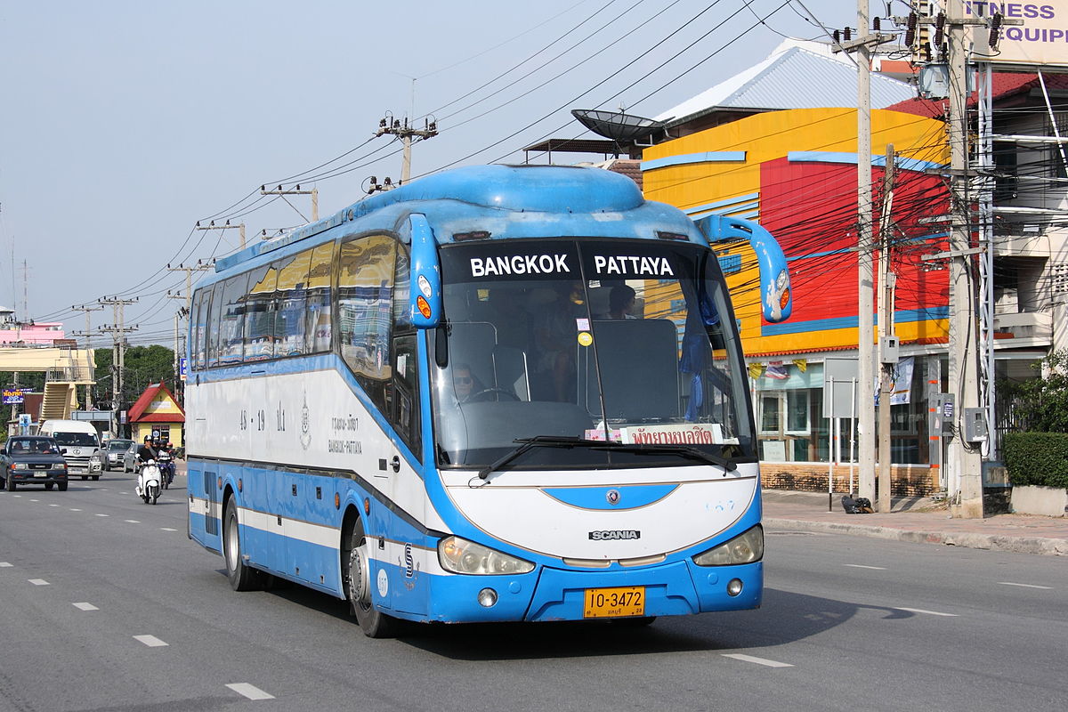 Bus effectuant la liaison entre Bangkok et Pattaya
