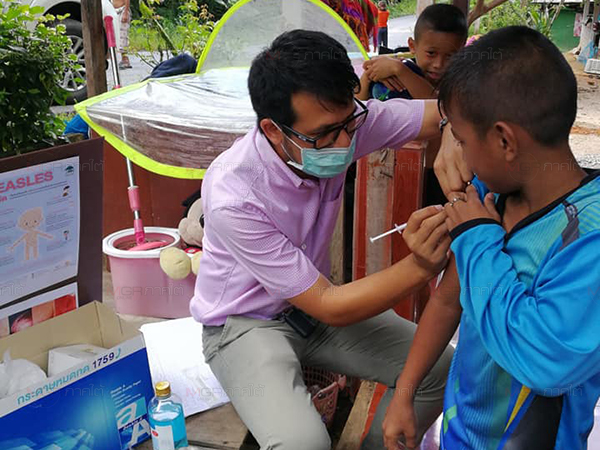 Trois provinces du sud de la Thaïlande font actuellement face à une augmentation importante des cas de rougeole