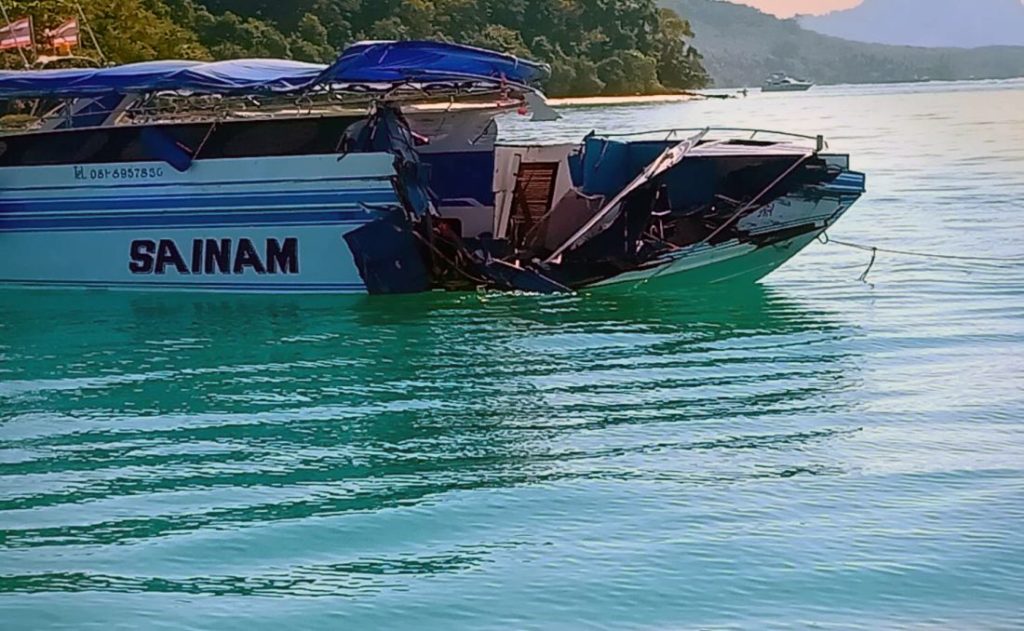 Phuket : 10 blessés après un accident de bateau