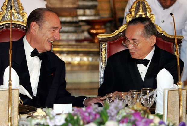Décès de Jacques Chirac : message de condoléances du gouvernement thaïlandais