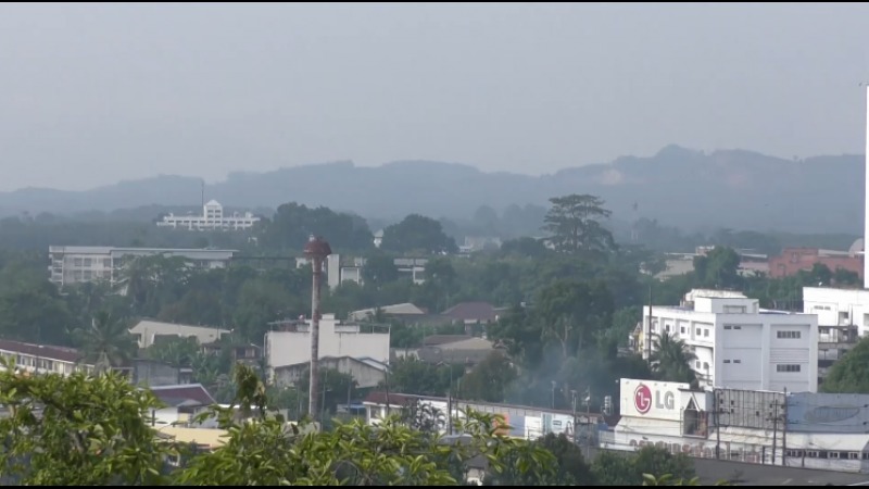 Thailand's far south covered by smog from Indonesia