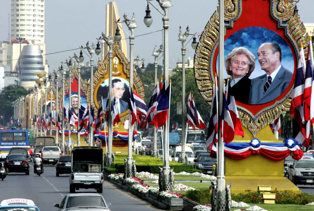 Décès de Jacques Chirac : message de condoléances du gouvernement thaïlandais