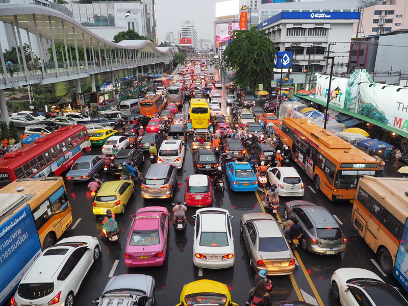 Bangkok, 11e ville la plus affectée par les embouteillages au monde