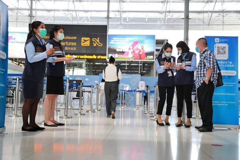 L’aéroport Suvarnabhumi de Bangkok se réveille petit à petit
